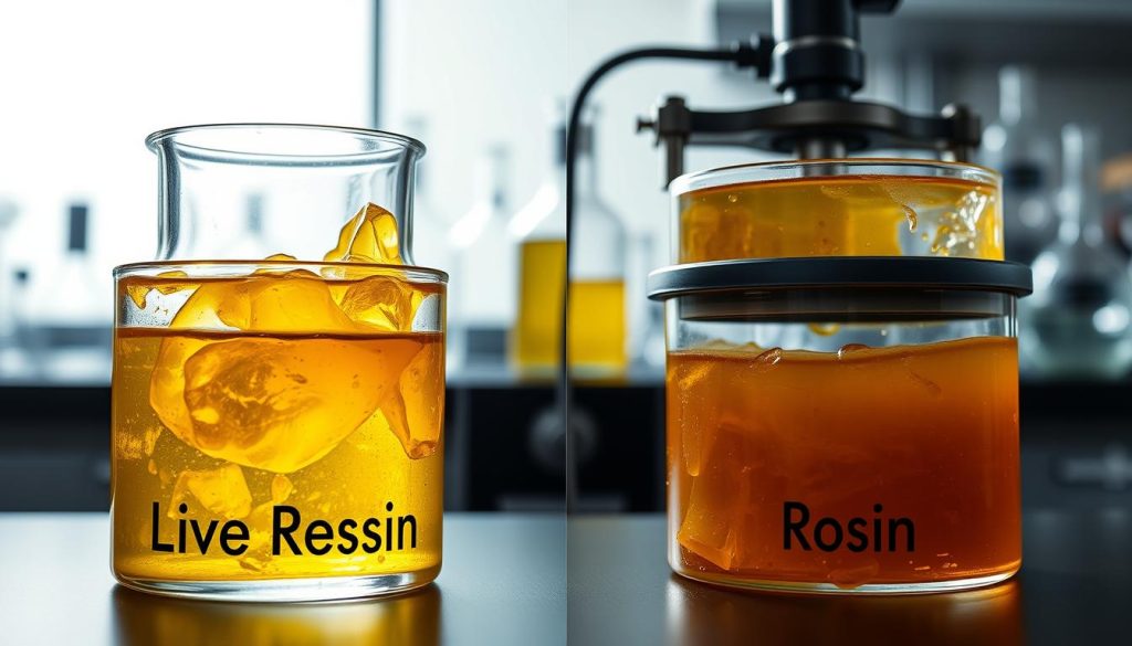 Comparison of Live Resin and Rosin Extraction Methods